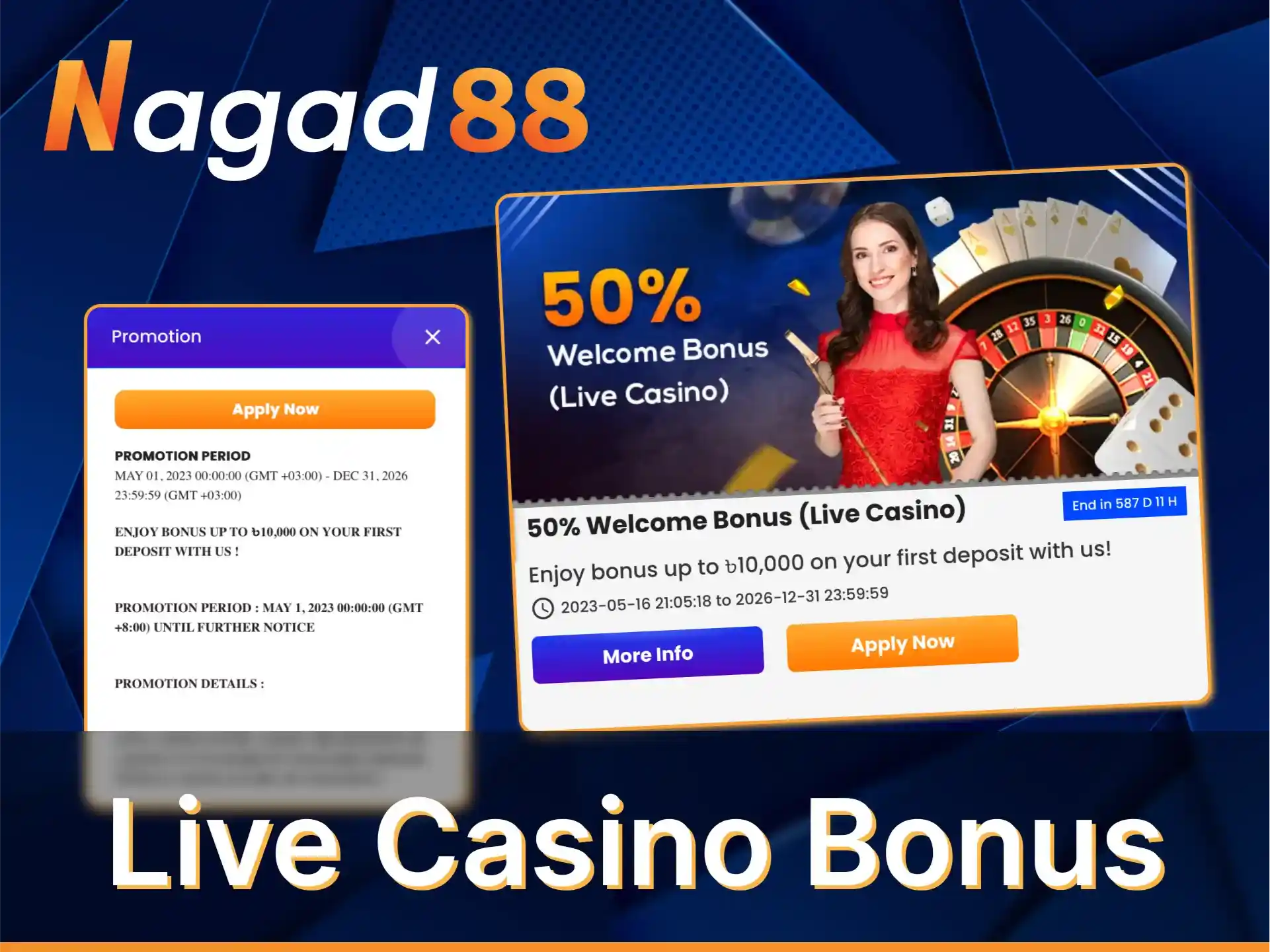 Get 30% of your weekly losses back as cashback at Nagad88.