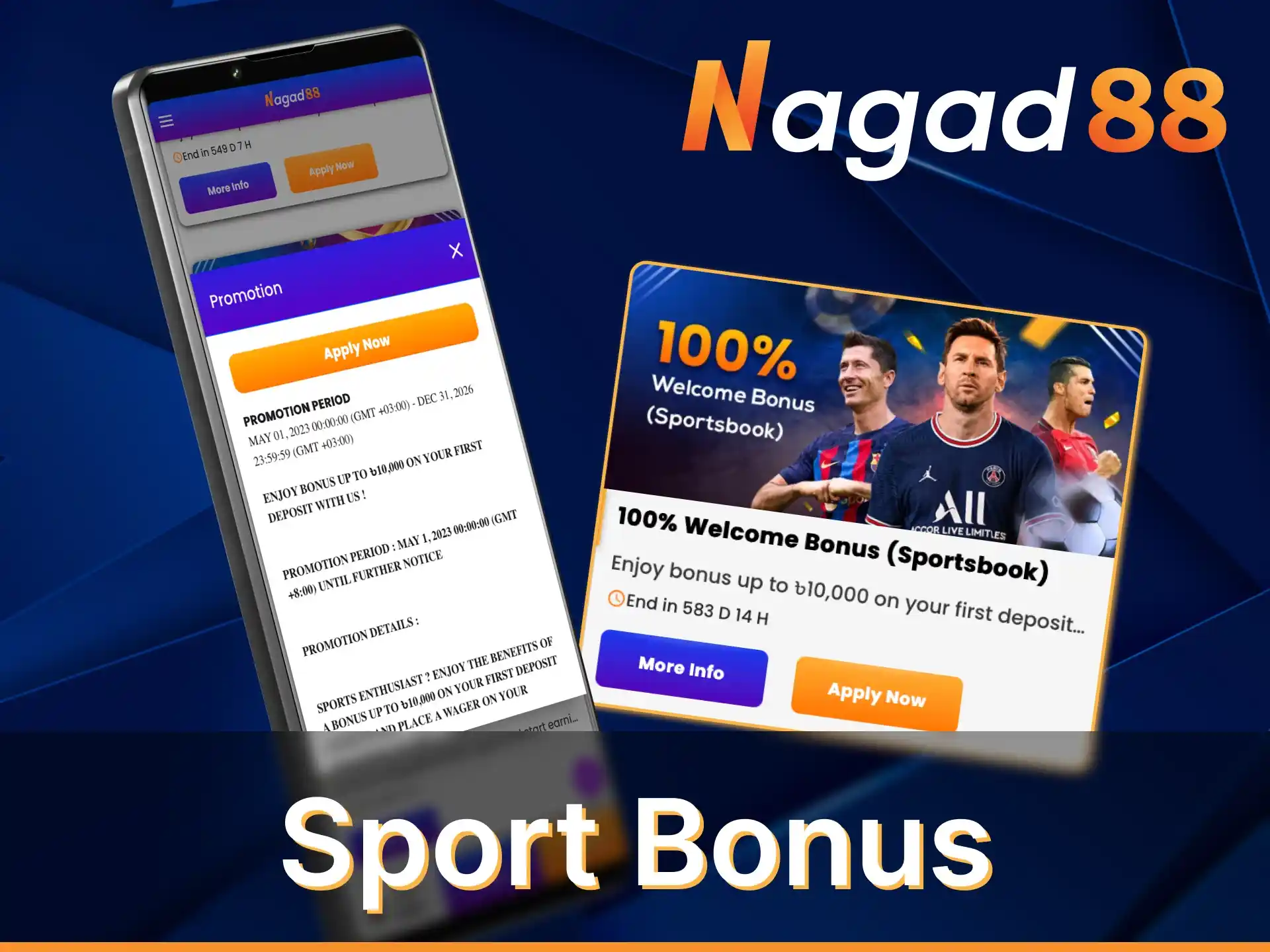 Invite friends through the Nagad88 app and get 800 BDT for each referral.