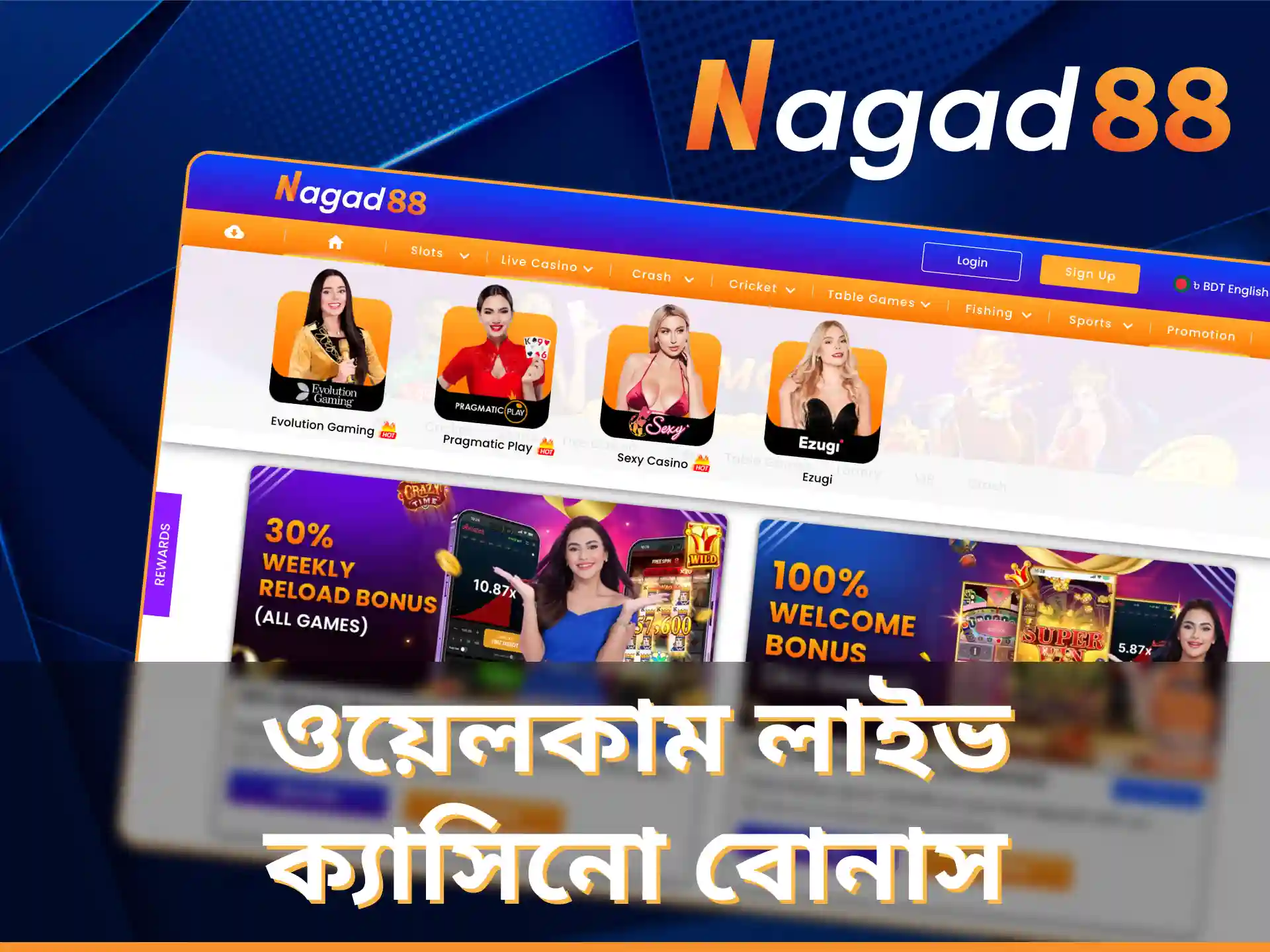 Nagad88 থেকে প্রতি সপ্তাহে ৩০% লস ক্যাশব্যাকের সুবিধা নিন।