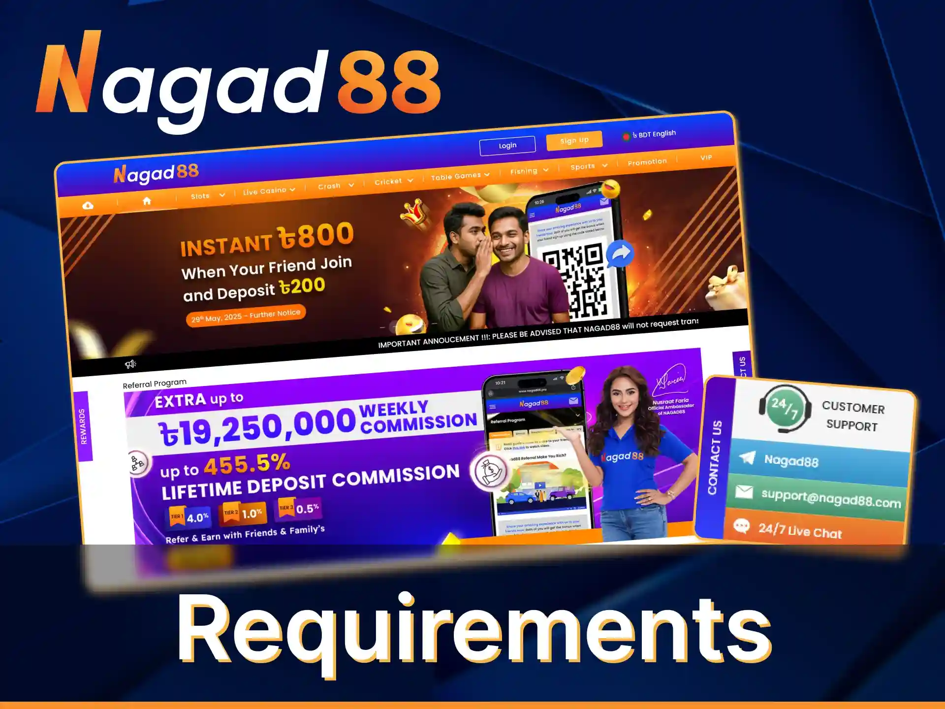 Read the simple rules for registering with Nagad88.