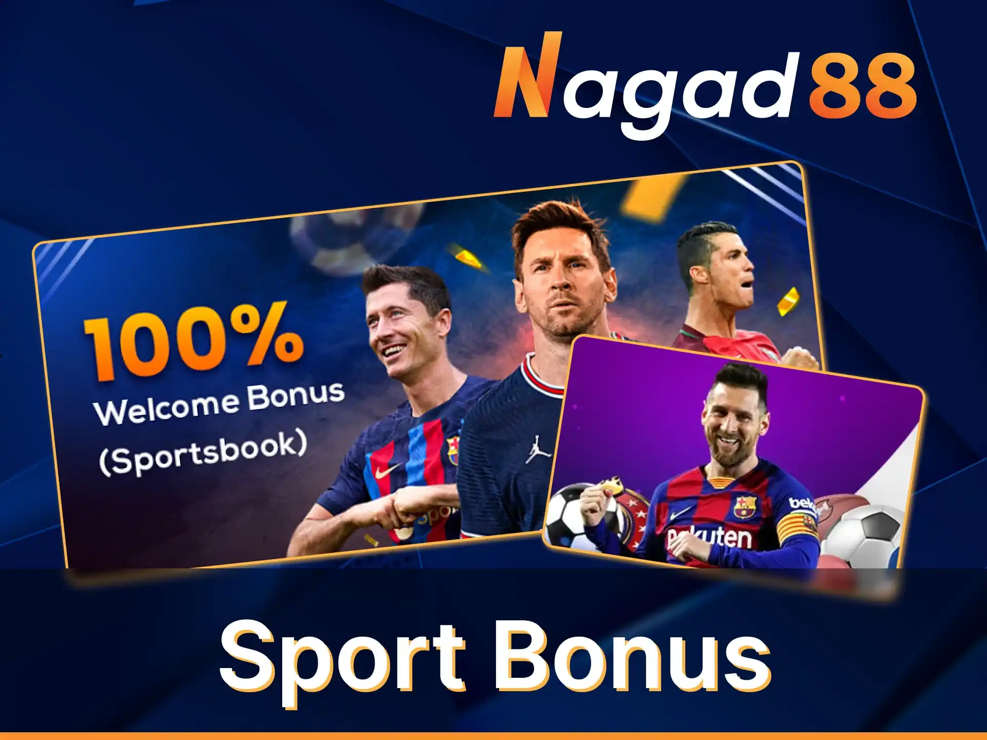 Get a 100% welcome bonus up to 20,000 BDT for all games at Nagad88 after your first deposit.